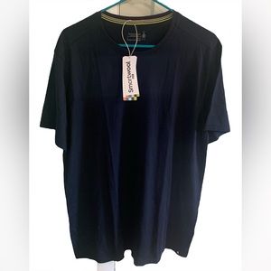 Smartwool Navy Blue Short Sleeve T-shirt Large